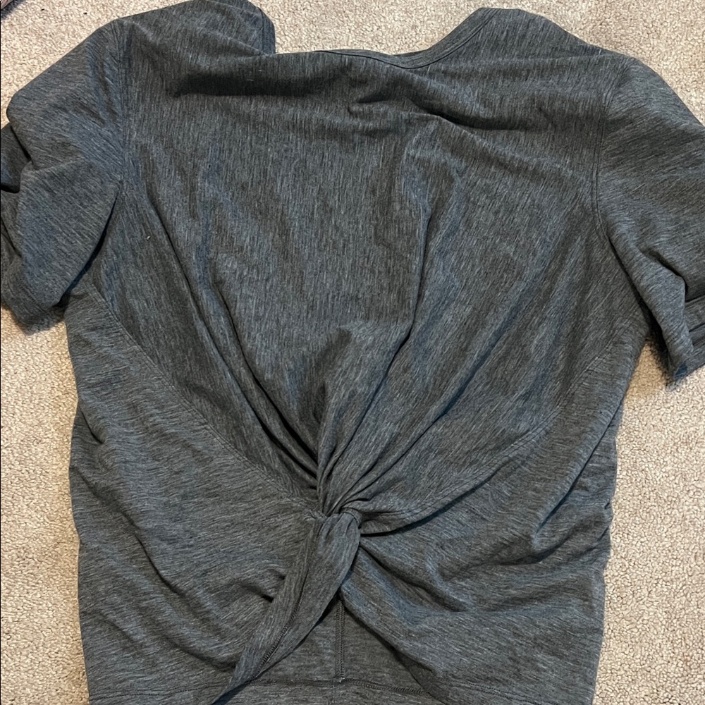 Lululemon Tie Front Tee